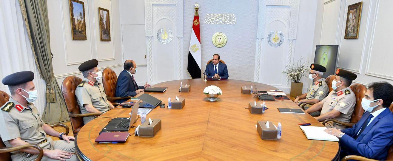اجتمع الرئيس عبد الفتاح السيسي اليوم مع اللواء أمي