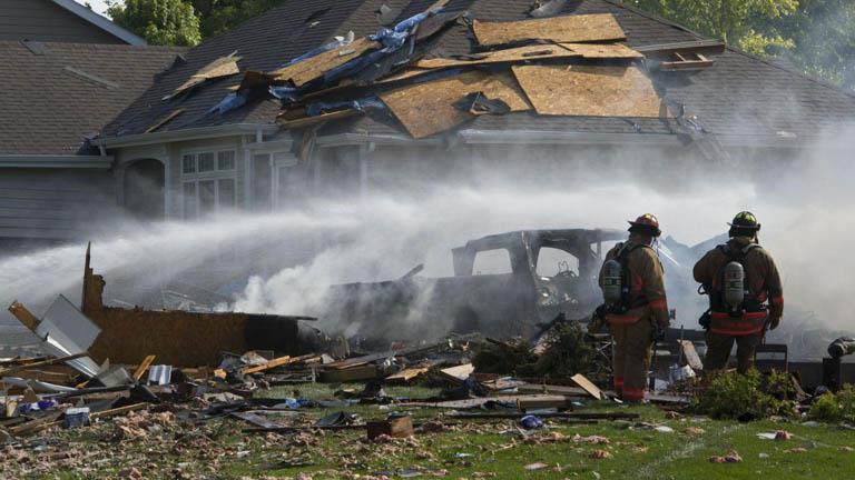 انفجار منزلين في ولاية نبراسكا الأمريكية