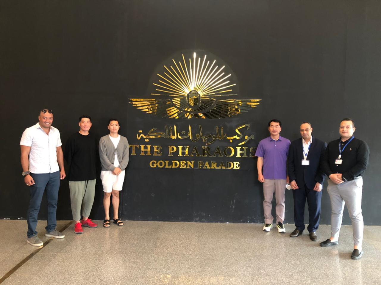 متحف الحضارة يستقبل فريق النسور السوداء الكوري