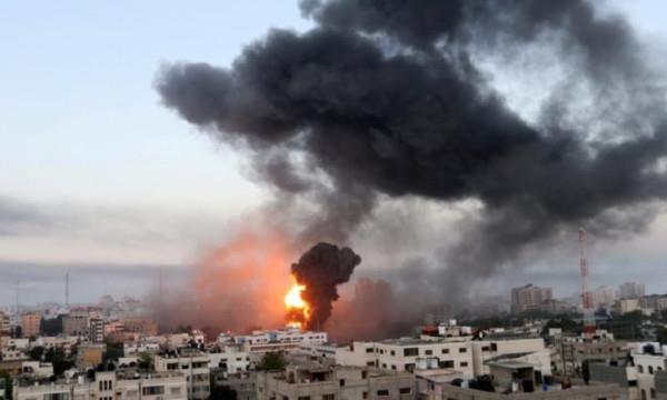 قصف غزة- المصدر: الإنترنت