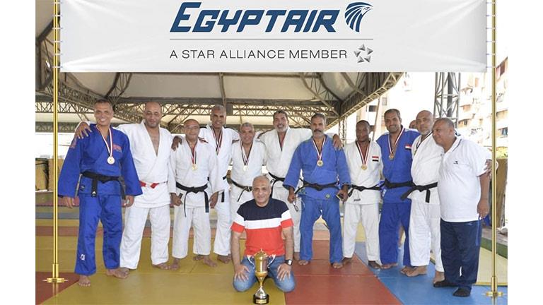 مصر للطيران تحصد كأس الجودو في بطولة الشركات