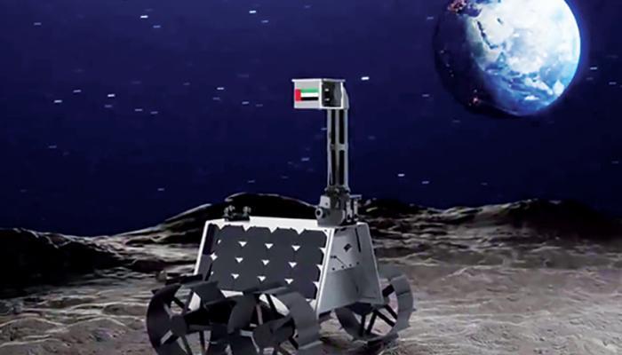 نموذج للمركبة الفضائية الإماراتية ''راشد''