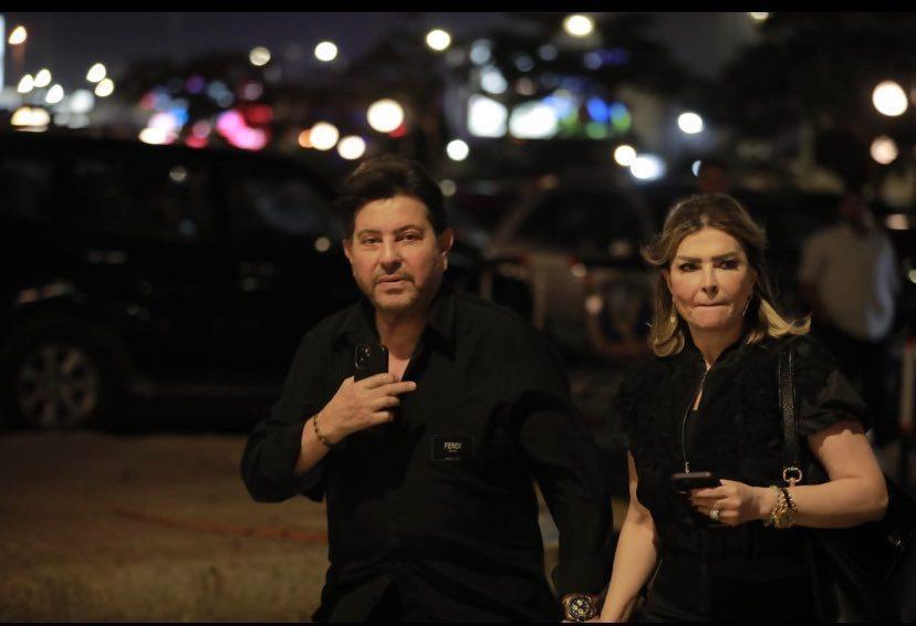 هاني شاكر وزوجته