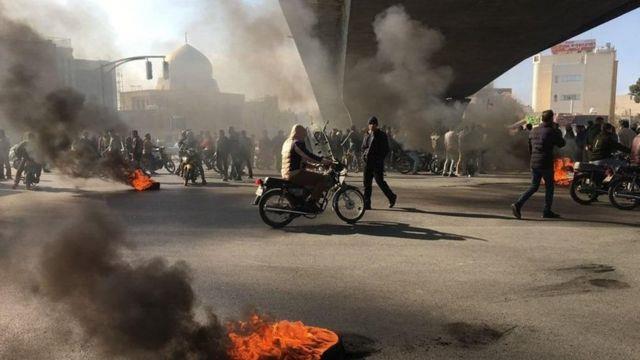الاحتجاجات في طهران