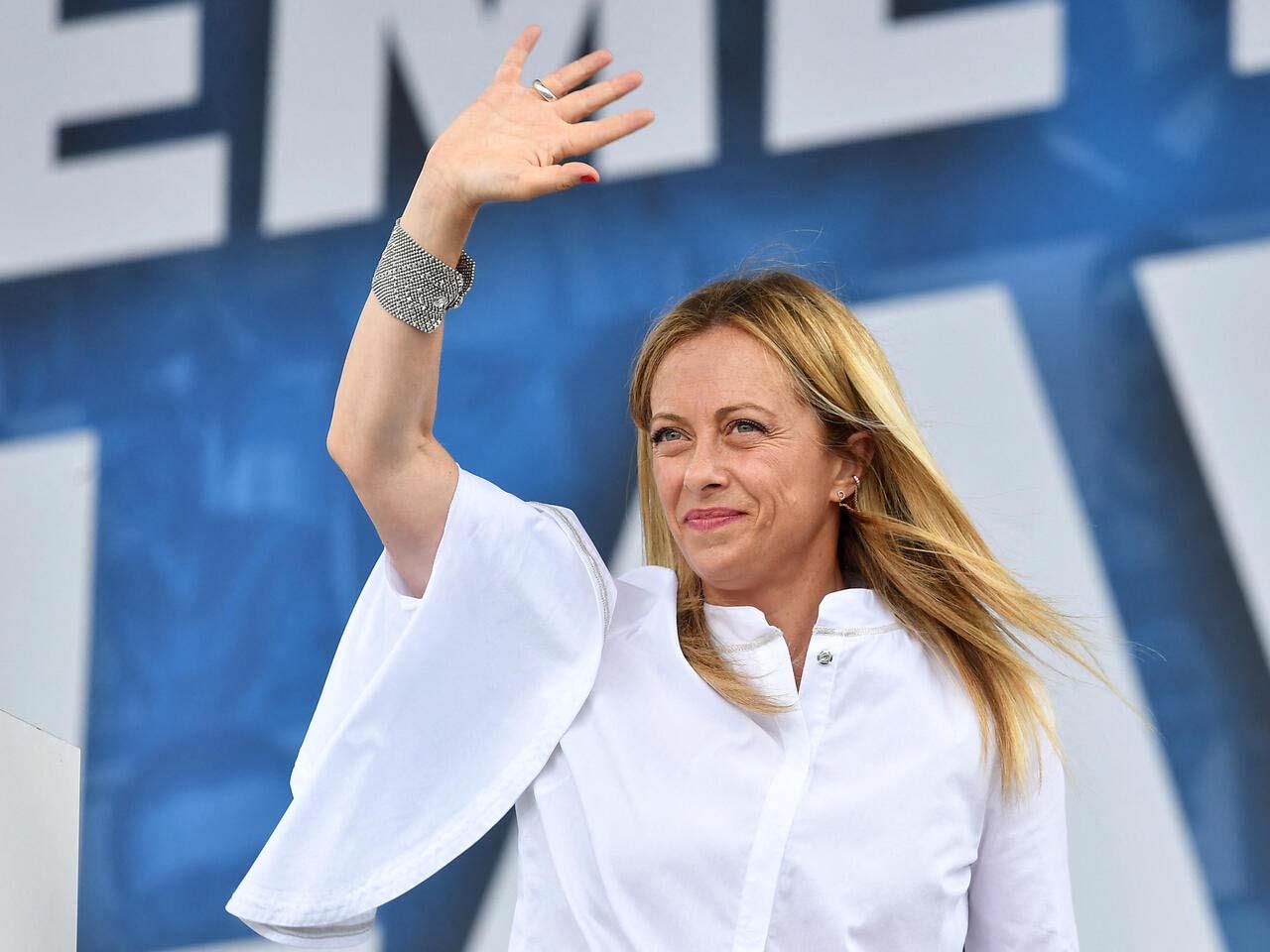 جورجيا ميلوني زعيمة حزب إخوة إيطاليا
