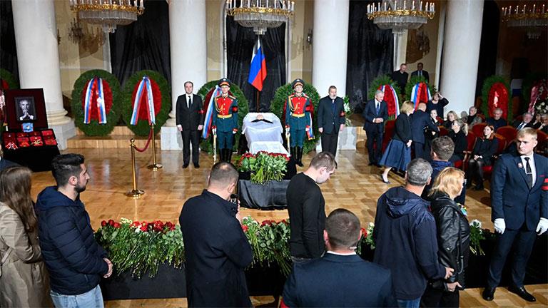 مراسم وداع ميخائيل غورباتشوف في موسكو