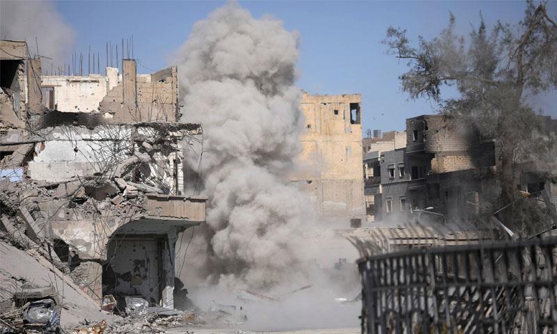 انفجار لغم في شمال غرب سوريا ارشيفية