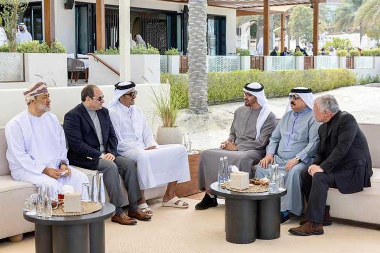 الرئيس عبد الفتاح السيسي يحضر قمة أبو ظبي