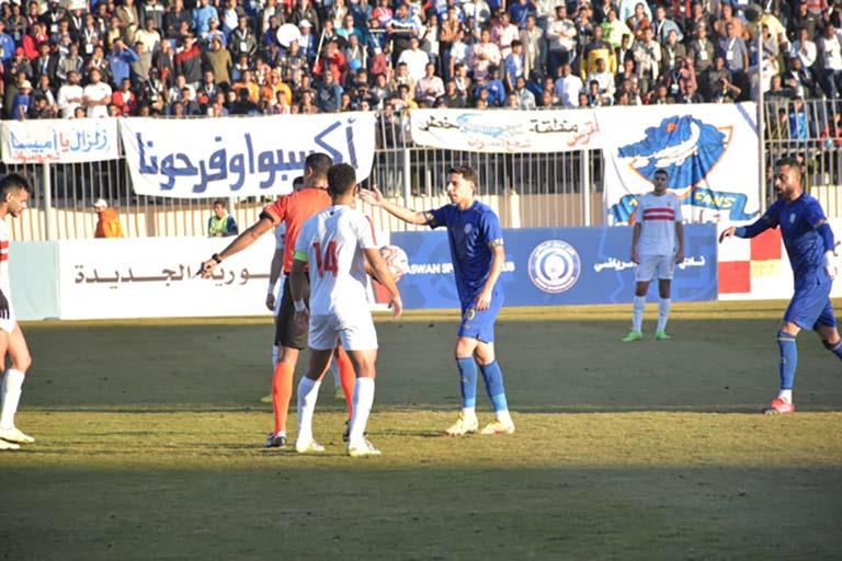 فرحة جماهير أسوان بالفوز على الزمالك