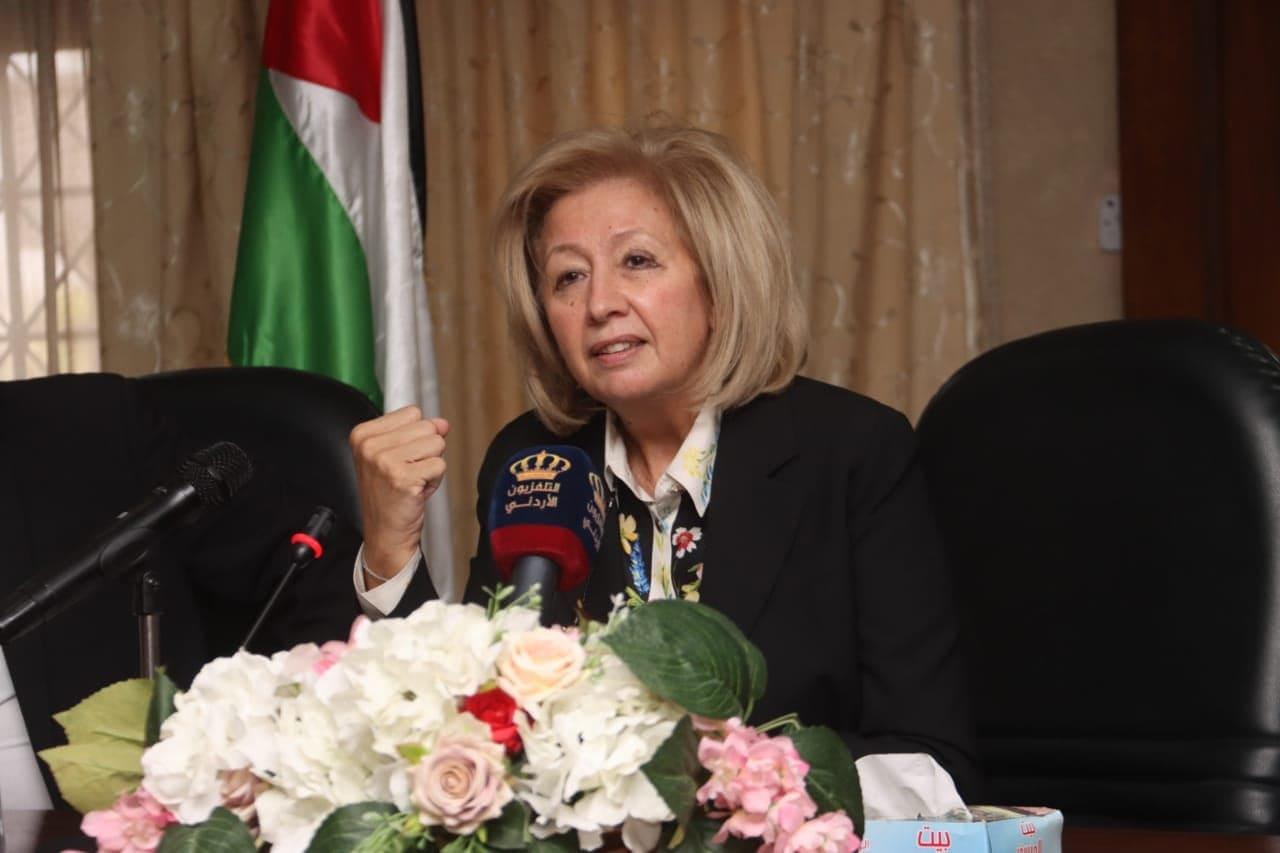 هيفاء نجار وزيرة الثقافة الأردنية