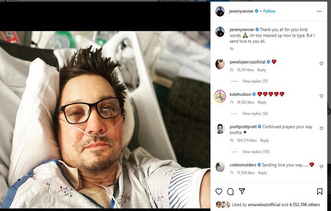 جيريمي بالمستشفى