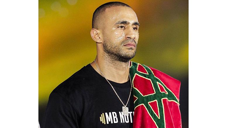 لاعب الكيك بوكسينج المغربي بدر هاري يتضامن مع فلسط