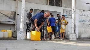نقص المياه في غزة