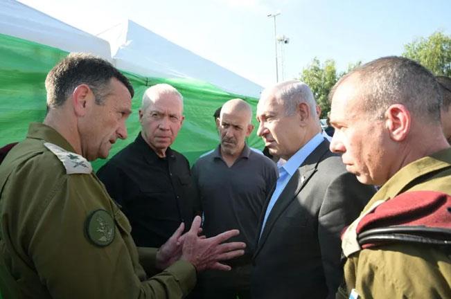 نتنياهو قام اليوم بجولة في قطاع غزة