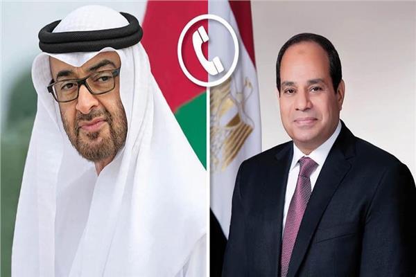 الرئيس السيسي ونظيره الإماراتي