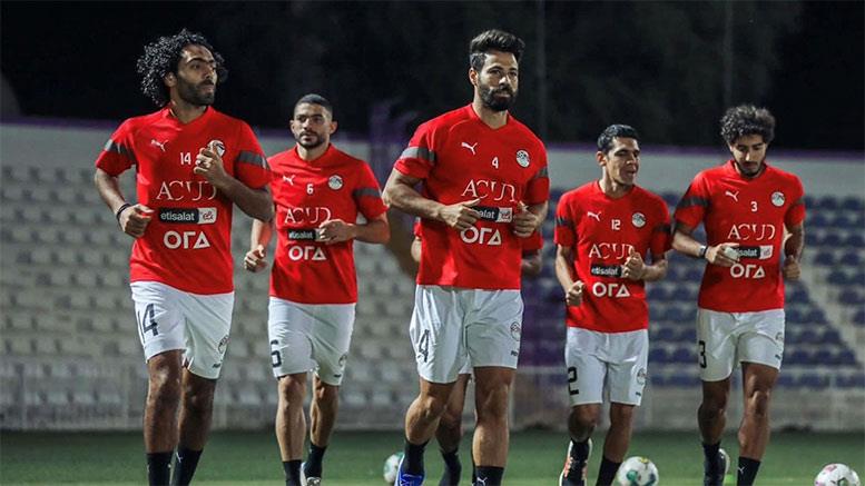 مران المنتخب المصري الأول في الإمارات