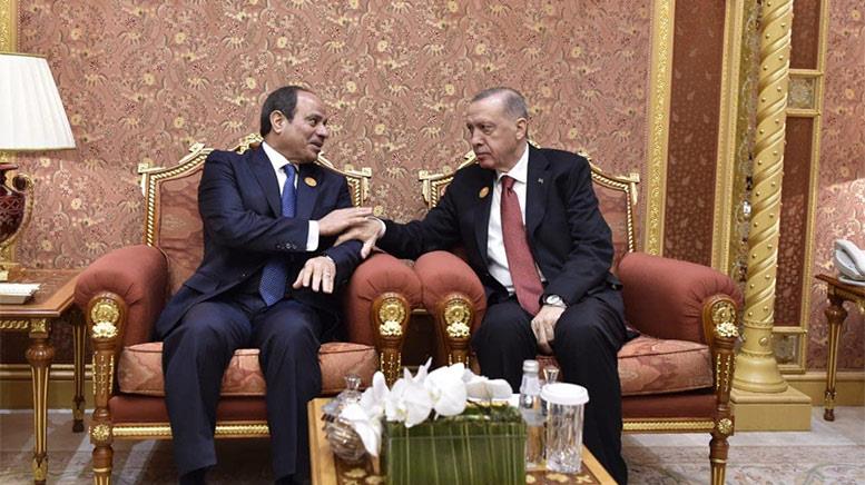 الرئيس التركي اردوغان والرئيس السيسي