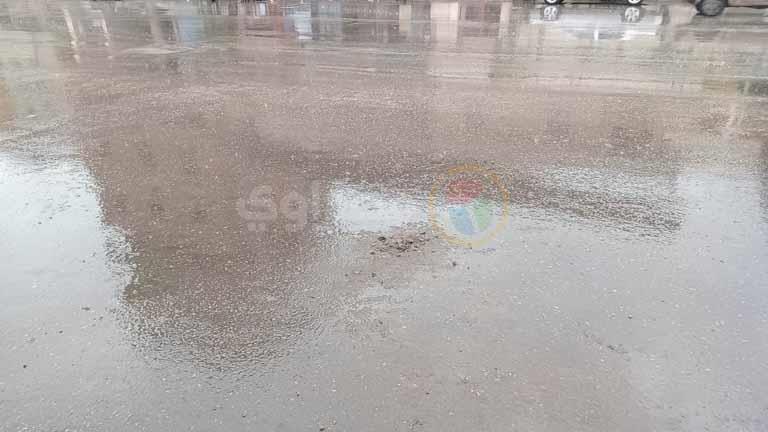 أثناء سقوط الأمطار