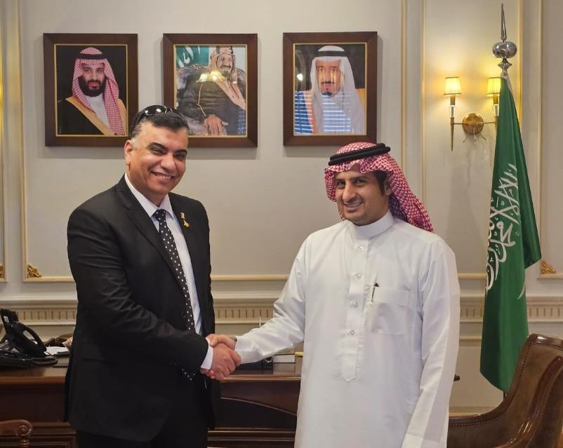 القنصل السعودي بالإسكندرية يستقبل مدير عام مطار بر