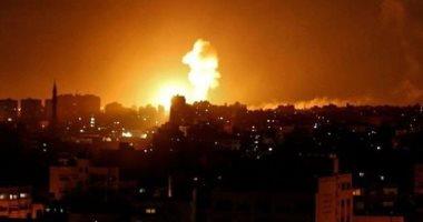 القصف الإسرائيلي علي غزة