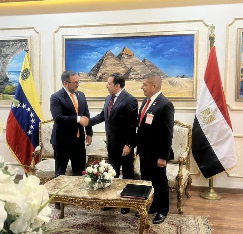 وزير الخارجية الفنزويلي يصل القاهرة