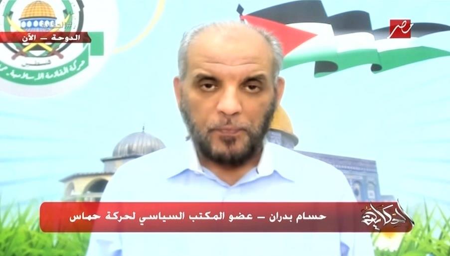 حسام بدران عضو المكتب السياسي بحركة حماس