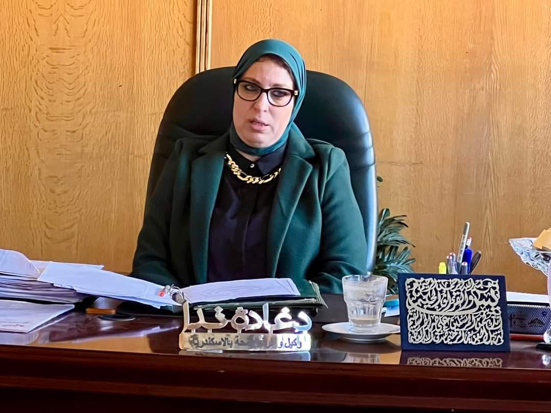 الدكتورة غادة ندا وكيل وزارة الصحة بالإسكندرية