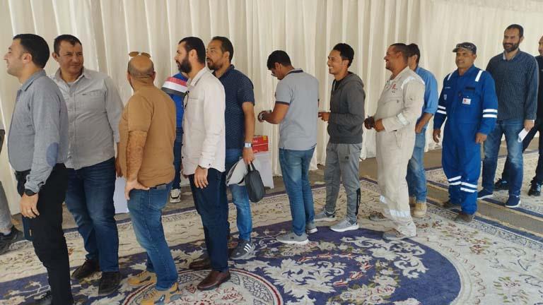 مشاركة  المصريين بالخارج فى الانتخابات الرئاسية