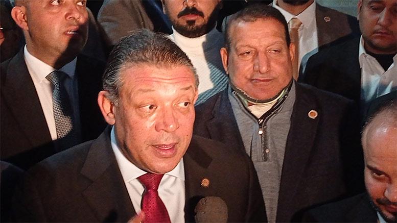 المرشح الرئاسي حازم عمر يزور لجان الانتخابات