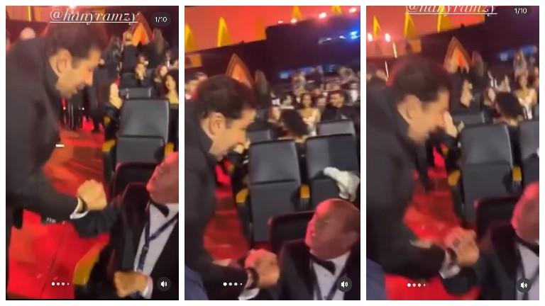 لطفي لبيب في أحدث ظهور له بمهرجان الجونة 