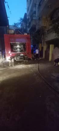 حريق في منزل في بني سويف