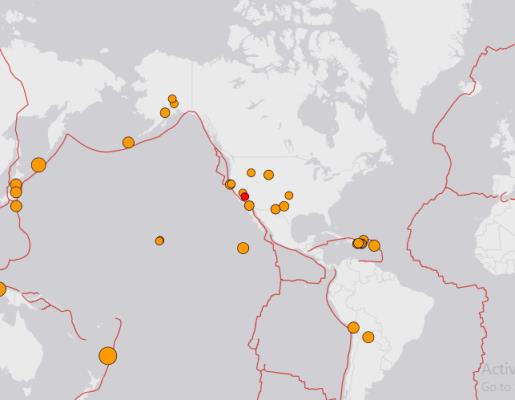 الزلازل - هيئة المسح الجيولوجي الأمريكية