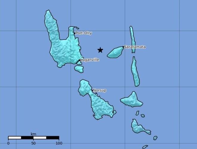 زلزال فانواتو الواقعة في قارة أوقيانوسيا          