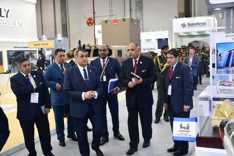 وزير الإنتاج الحربي يشارك في افتتاح معرض الدفاع ال