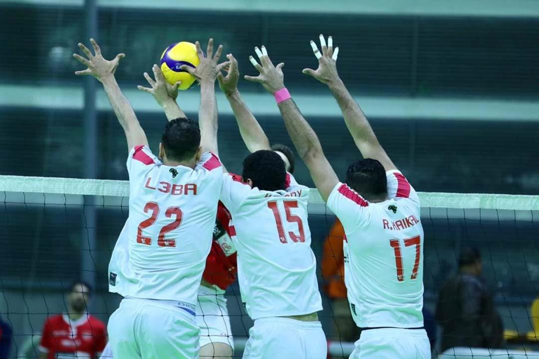 صورة من مباراة الأهلي والزمالك للكرة الطائرة