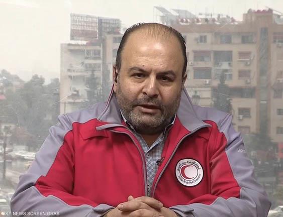خالد عرقسوس أمين عام الهلال الأحمر السوري