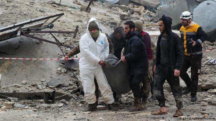 تداعيات الهزة الأرضية في جنديرس السورية