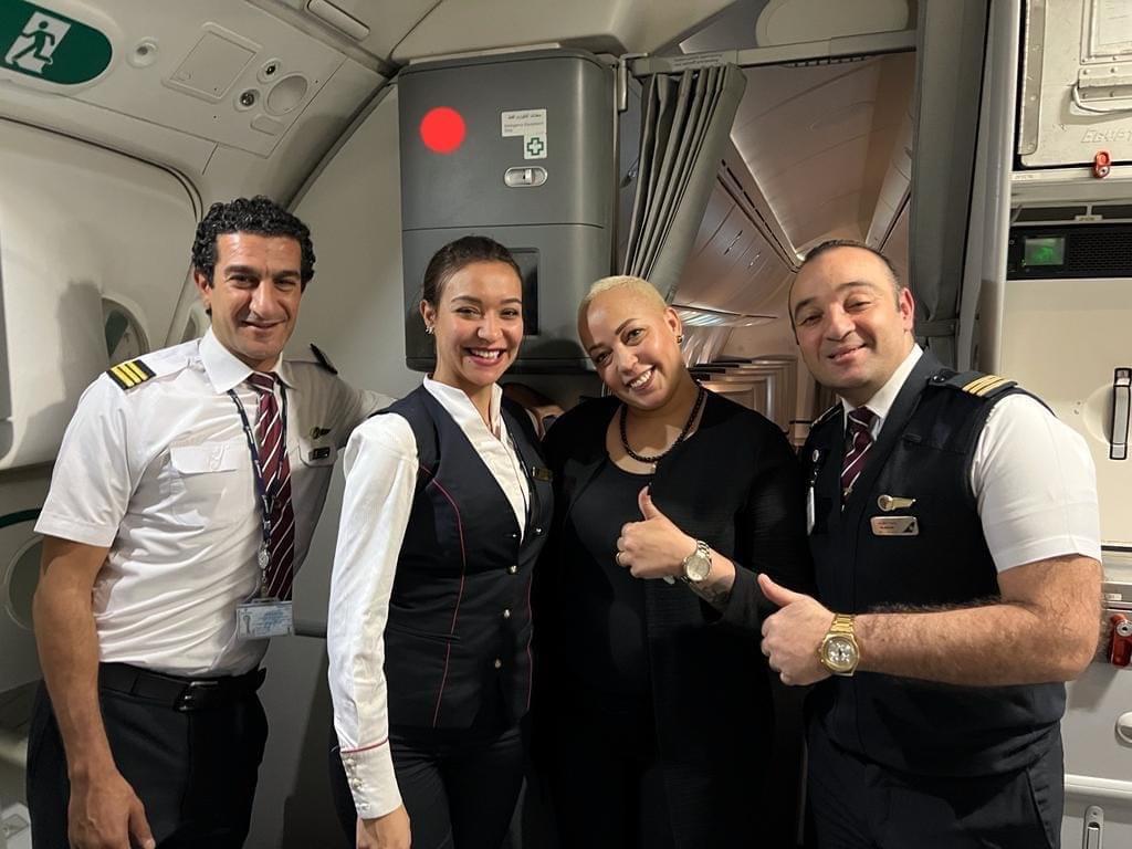 إنقاذ راكب على رحلة مصر للطيران
