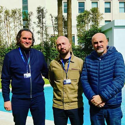 أليكس وفراشيسكو وطارق بن شعبان 