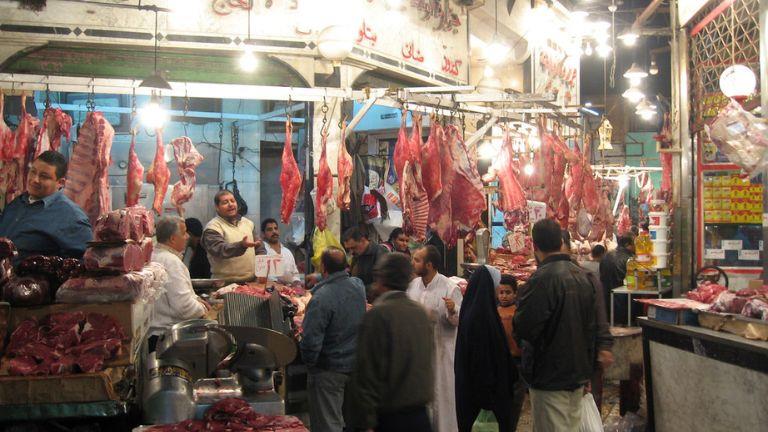 سوق اللحوم في مصر
