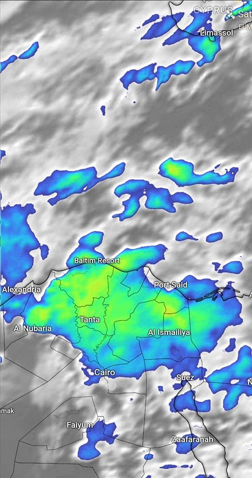 الأرصاد هذه المحافظات تحت تأثير السحب والأمطار وفرص الأمط مصراوى