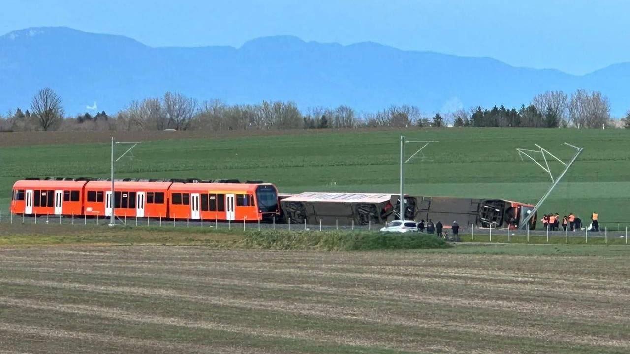 حادث قطار بسويسرا