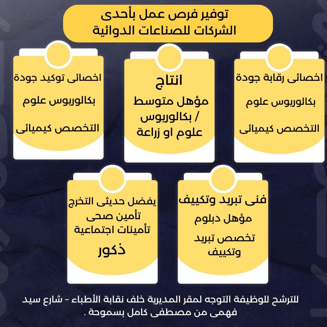 وظائف شاغرة في الإسكندرية (2)