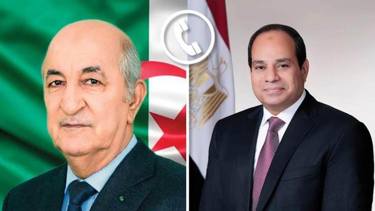 الرئيس السيسي يهنئ نظيره الجزائري بعيد الفطر