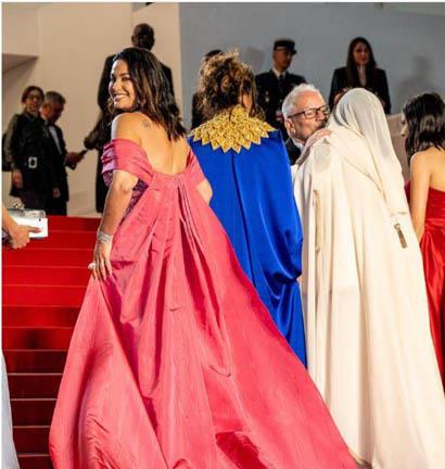 هند صبري في مهرجان كان