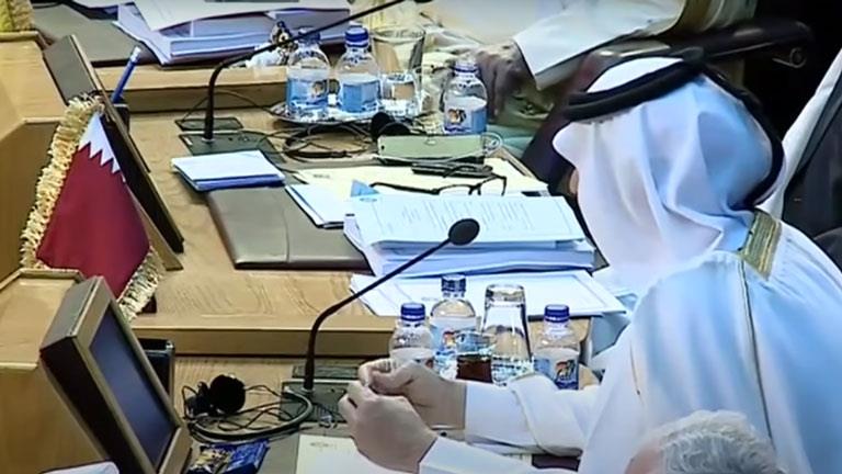 مقعد قطر بالقمة العربية بجدة