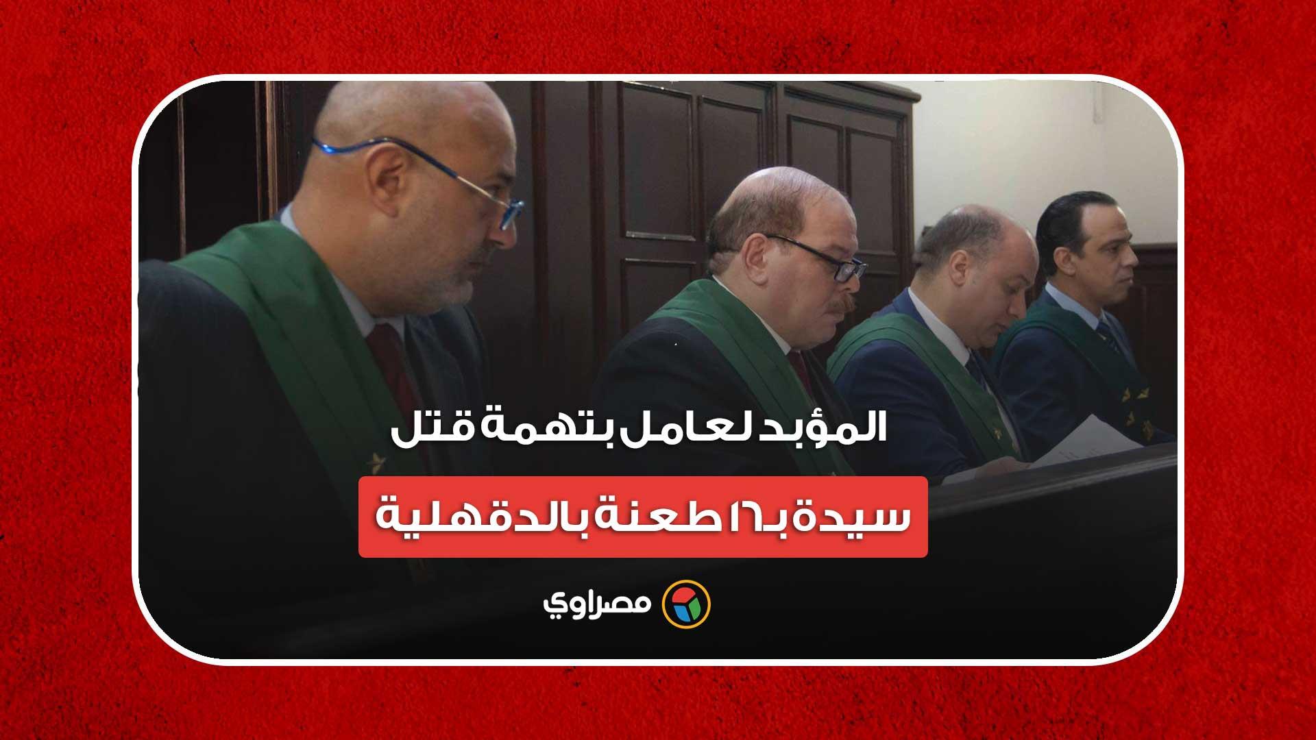 المؤبد لعامل بتهمة قتل سيدة بـ16 طعنة بالدقهلية