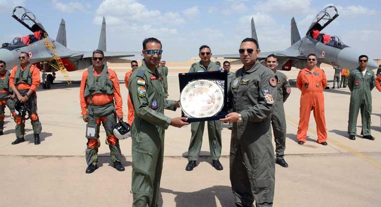 القوات الجوية المصرية والهندية