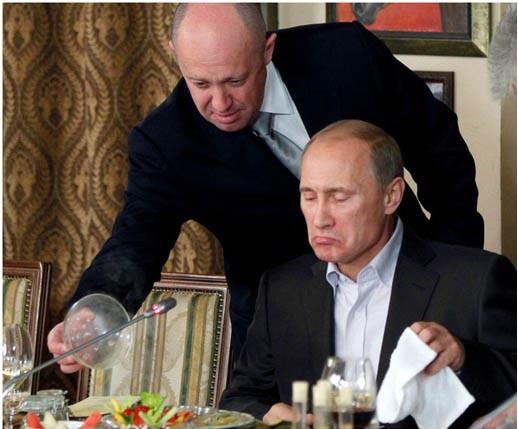 بوتين و يفجيني بريغوجين