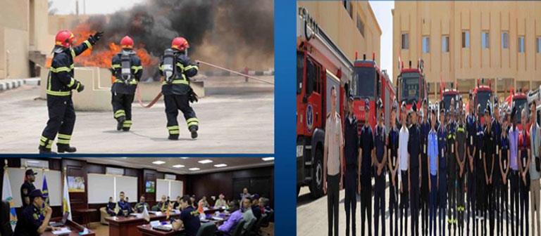 دورة تدريبية في مجال مكافحة حرائق المباني